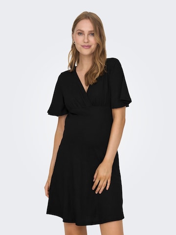 Only Maternity Kleid in Schwarz: predná strana