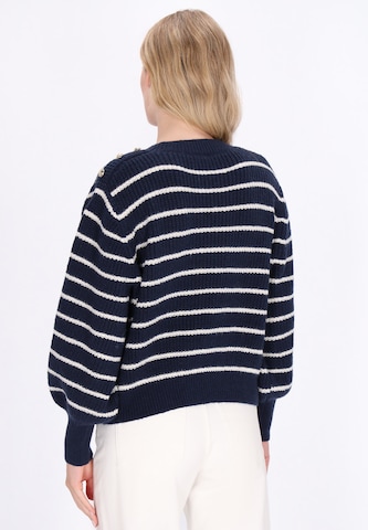 DreiMaster Maritim Trui in Blauw