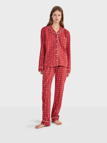 Gisela - Pijama 'Snoopy' en rojo: frente