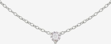Luamaya Necklace 'Solitaire Stone Choker' in Silver: front