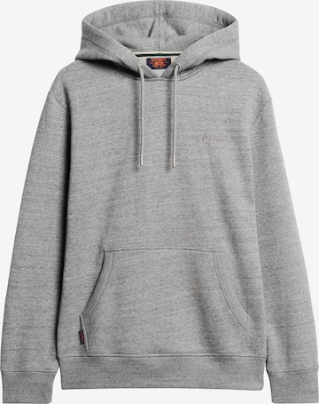 Superdry Sweatshirt 'Essential' in Grijs: voorkant