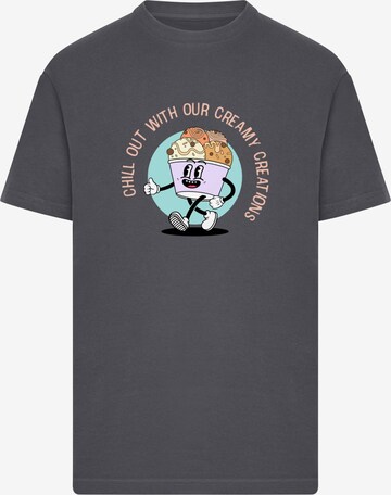 Maglietta 'Chill Out' di Merchcode in grigio: frontale