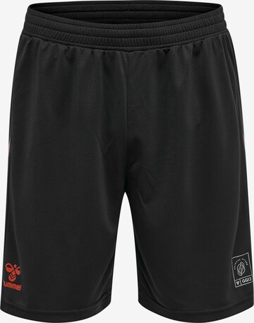 Hummel Sportshorts in Schwarz: predná strana