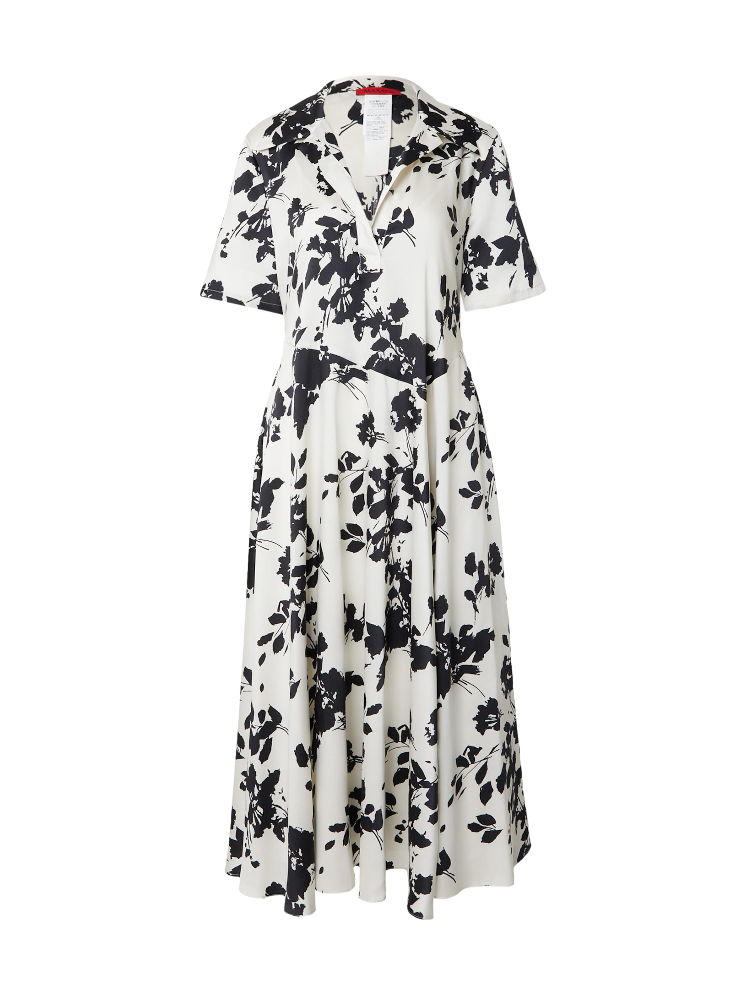 MAX&Co. Shirt dress 'BALTA' in Black / White, Item view