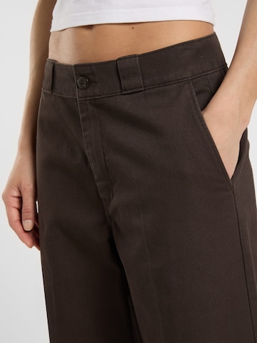 Wide Leg Pantalon chino DICKIES en marron