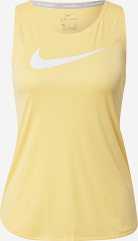NIKE Sports Top in Yellow: front