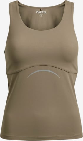 Haut ' Balance ' Copenhagen Cartel en marron : devant