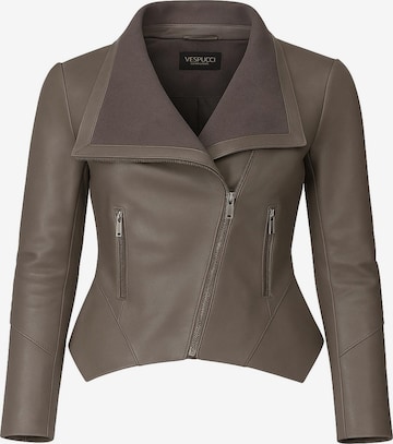 VESPUCCI BY VSP Winter Jacket 'Ella' in Grey: front
