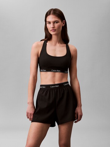 Calvin Klein Sport Bustier Sport bh in Zwart: voorkant