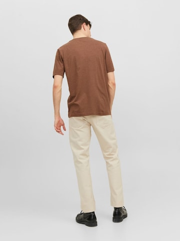 JACK & JONES Koszulka 'JPRBLUArchie' w kolorze brązowy
