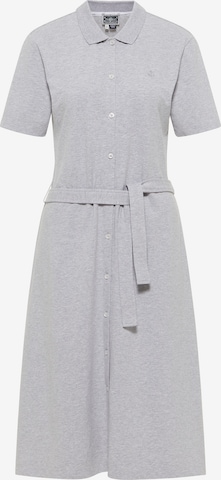 DreiMaster Maritim Shirt Dress in Grey: front