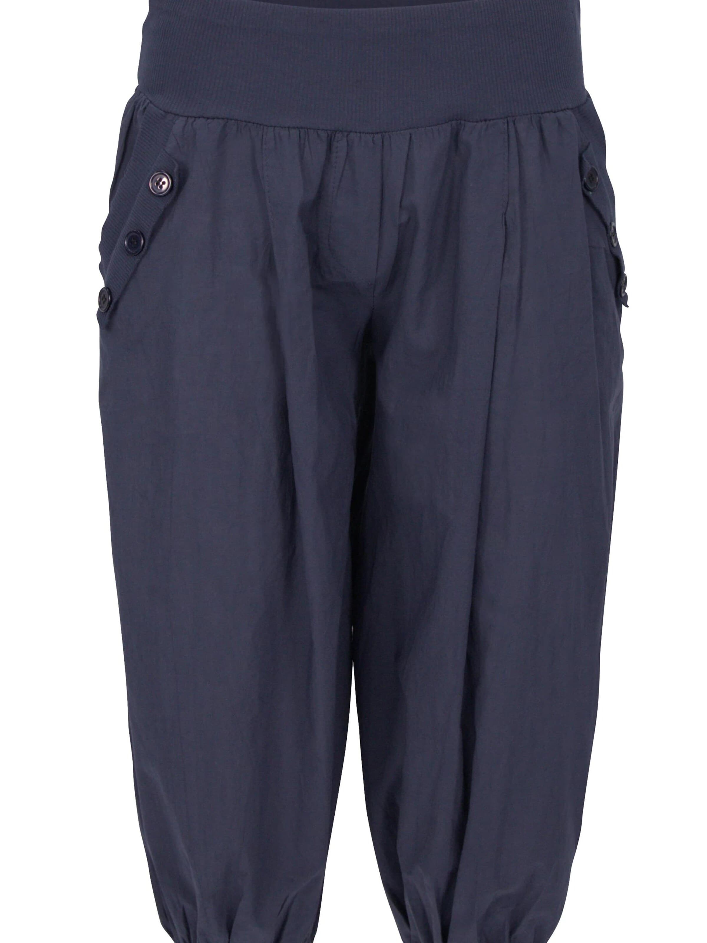 malito more than fashion Loose fit Harem Pants in Blue