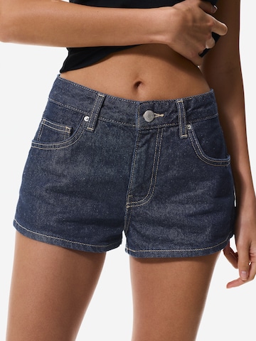 Mid Rise Pull And Bear Short Jeans Pull&Bear Regular Jeans In Navy