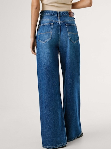 Pepe Jeans - Perna larga Calças de ganga 'Jaimy' em azul