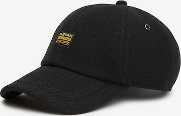 G-STAR Cap in Black: front