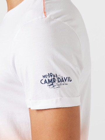 CAMP DAVID T-shirt 'Cinque Terre' i vit