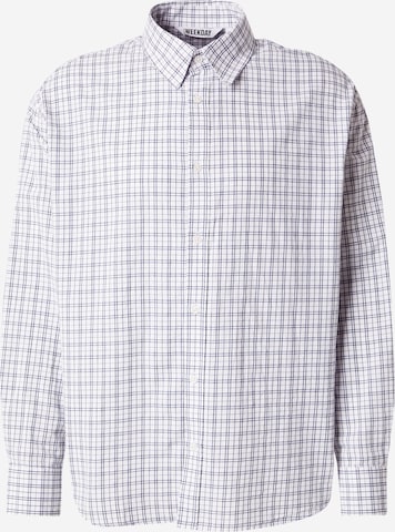 Camicia di WEEKDAY in bianco: frontale
