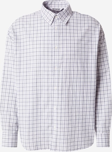 WEEKDAY Chemise en marine / blanc, Vue avec produit