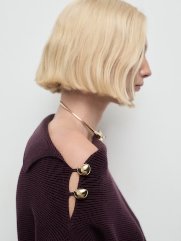 Pulover 'Twister' de la MANGO pe roșu