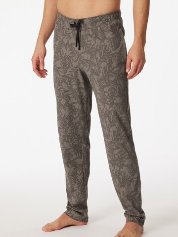 SCHIESSER Regular Pyjamahose ' Mix & Relax ' in Grau: predná strana