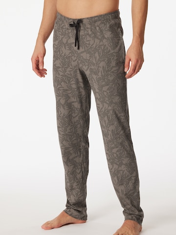 Regular Pantalon de sport ' Mix & Relax ' SCHIESSER en gris : devant