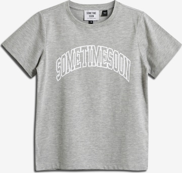 T-Shirt SOMETIME SOON en gris : devant