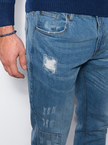 Ombre Slimfit Jeans 'P1062' in Blauw