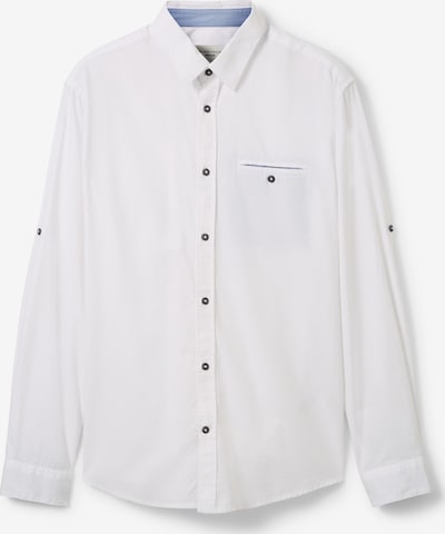 TOM TAILOR Button Up Shirt in Black / Off white, Item view