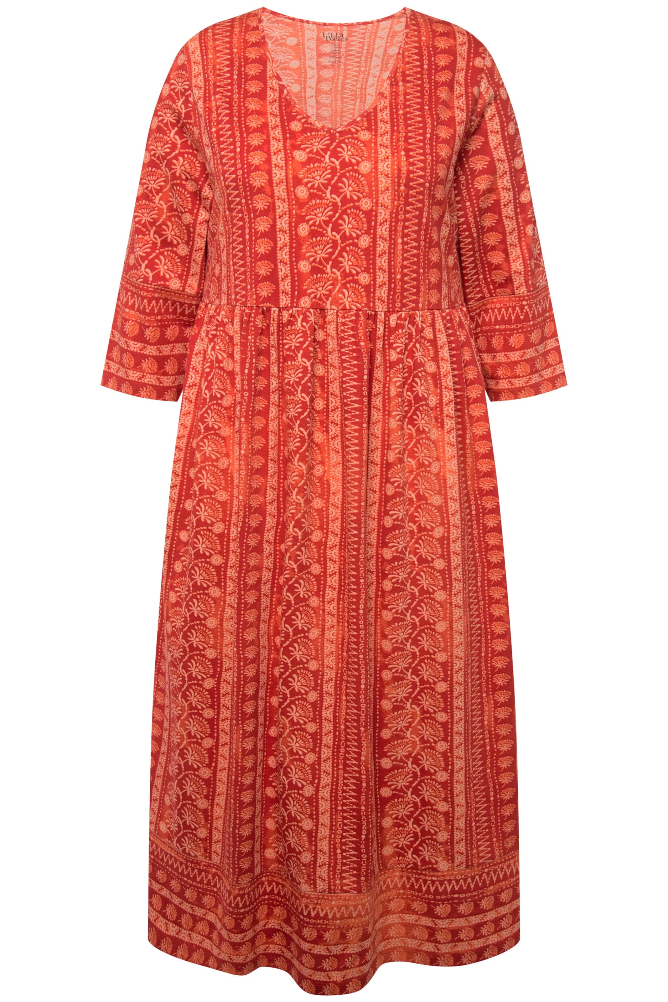 Ulla Popken Kleid in Orange: Vorderseite