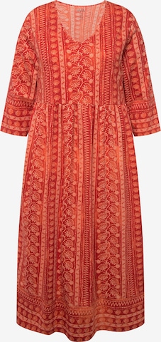 Ulla Popken Dress in Orange: front