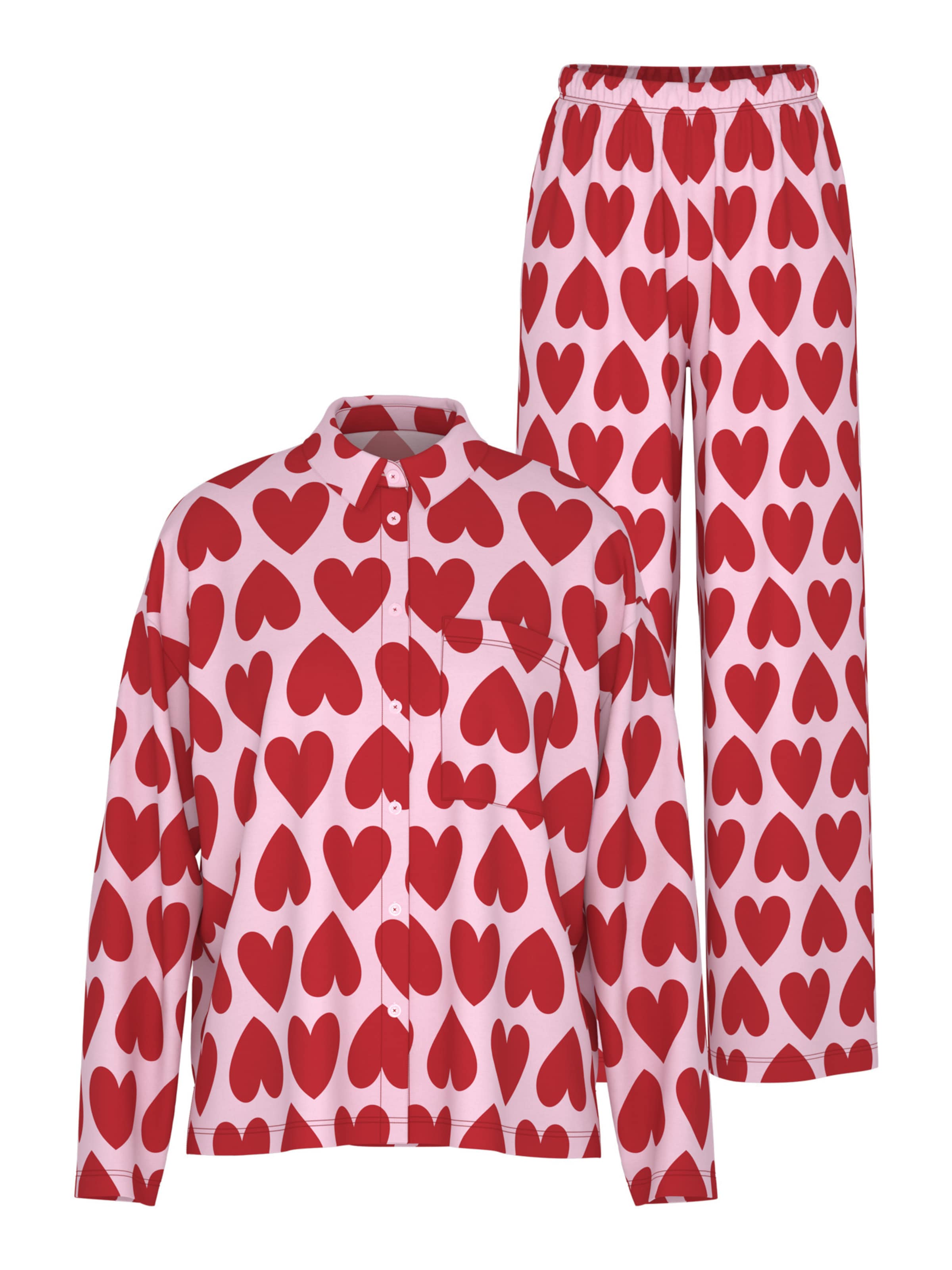 Mey Pyjama in Rood: voorkant