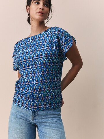 Next Bluse in Blau: Vorderseite