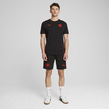 PUMA Regular Workout Pants 'FC St. Pauli' in Black