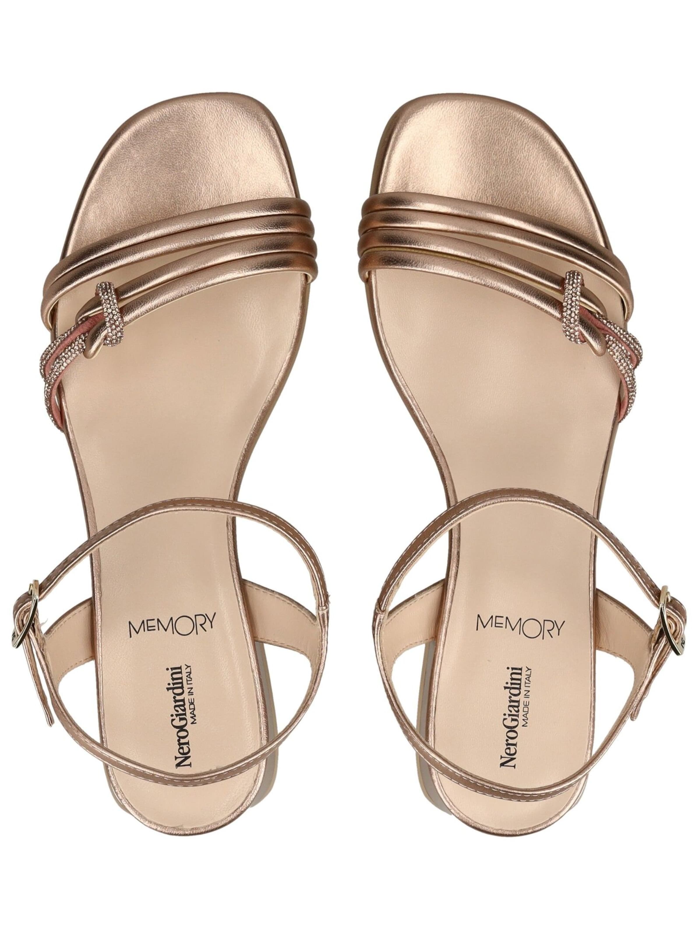 Sandales à lanières Nero Giardini en or