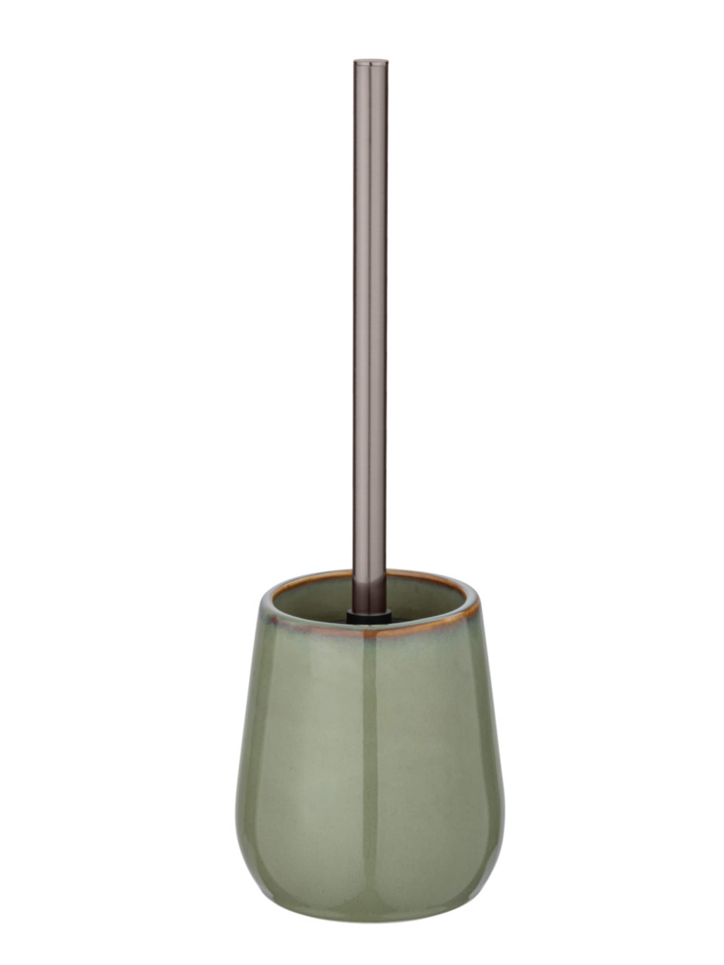 Wenko WC-Garnitur 'Sirmione' in Grün: Vorderseite