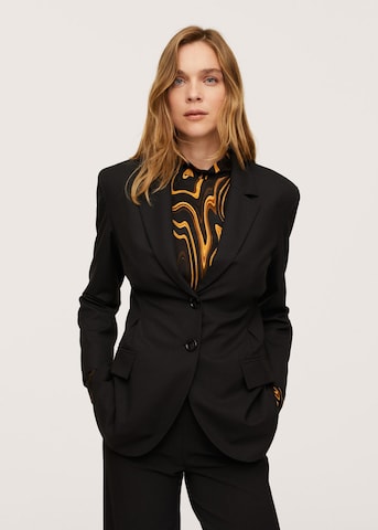 MANGO Blazer 'Katia' in Black: front