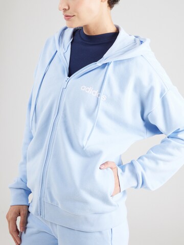 ADIDAS SPORTSWEAR Sports sweat jacket 'Essentials' in Blue