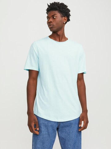 T-Shirt 'Basher' JACK & JONES en bleu : devant