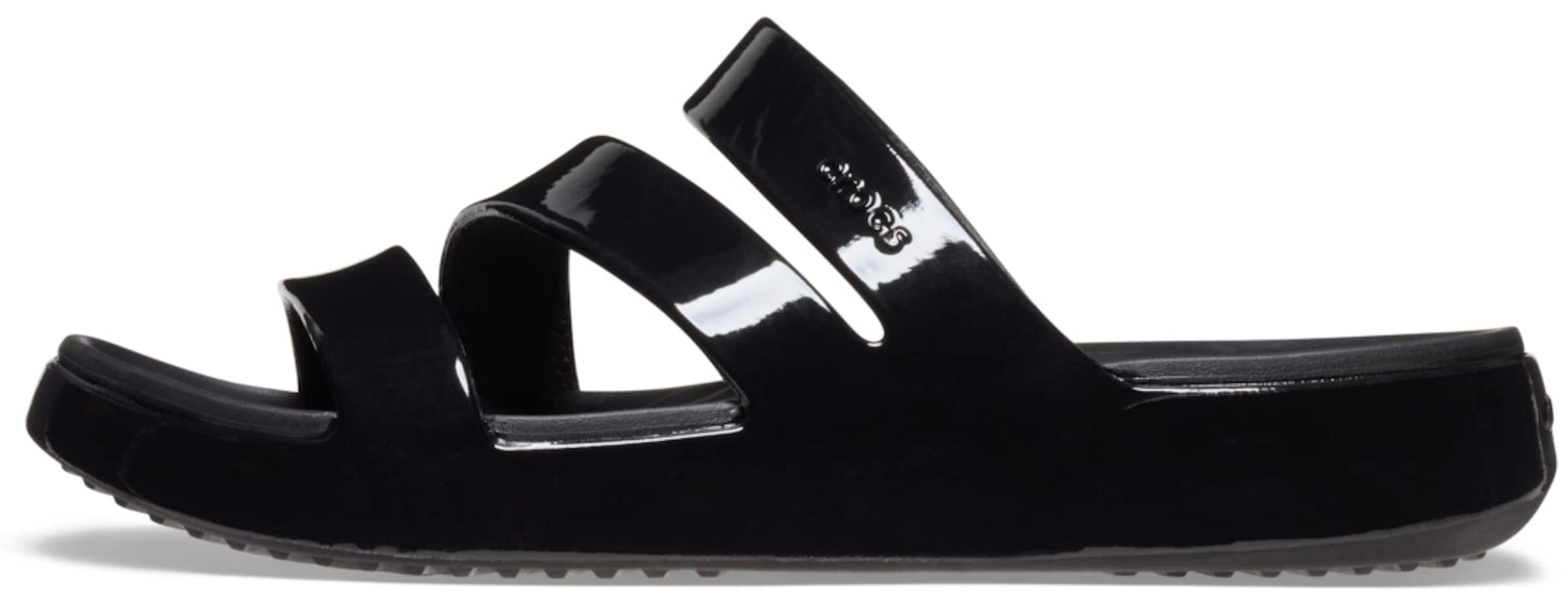 Crocs Пантолеты 'Getaway' в Черный: спереди