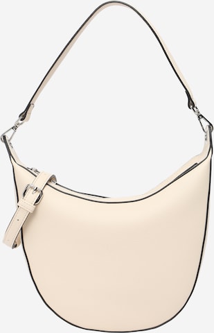 Seidenfelt Manufaktur Shoulder Bag 'Halsa' in Beige: front