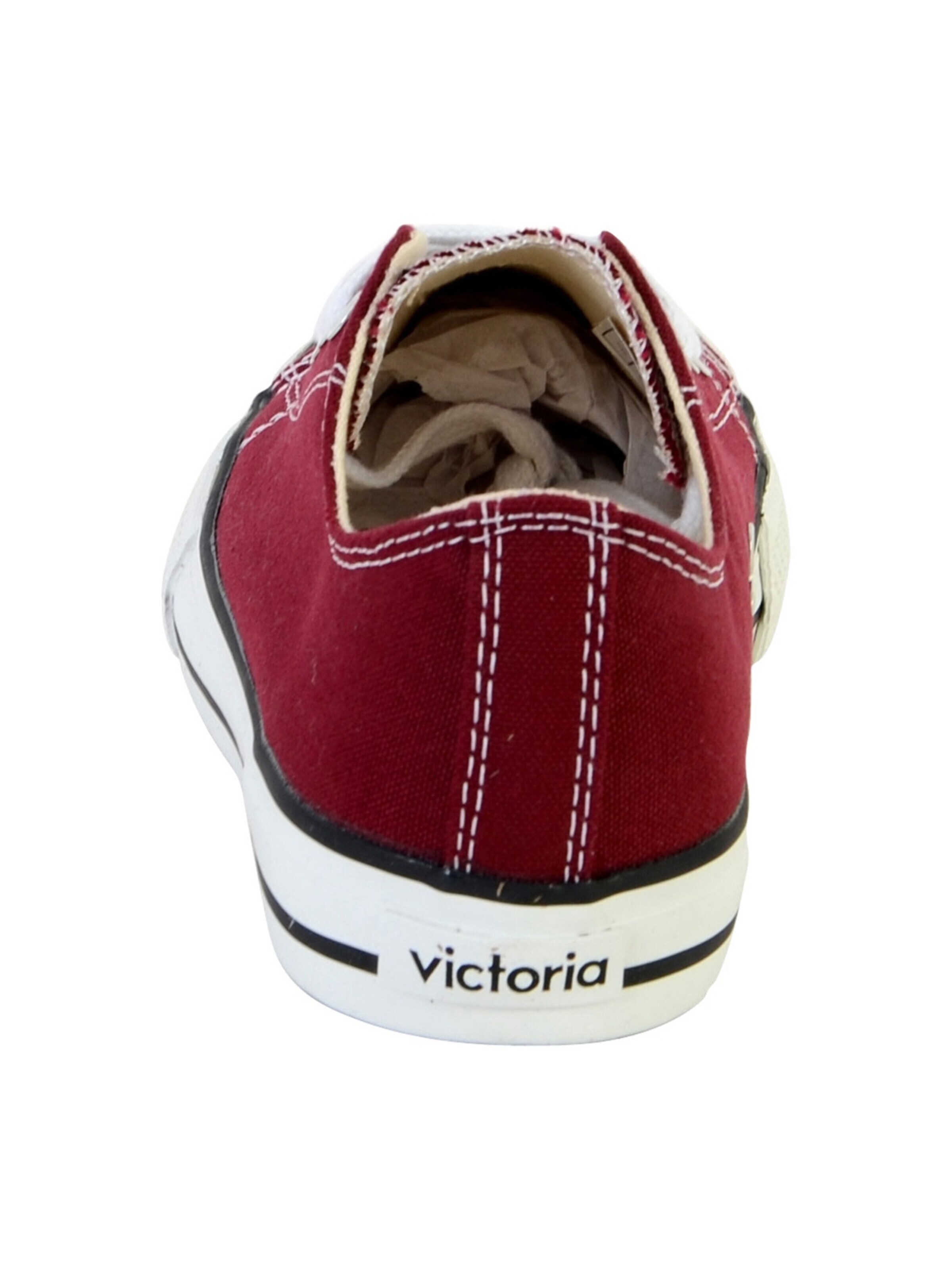 Chaussure de sport à lacets victoria en rouge