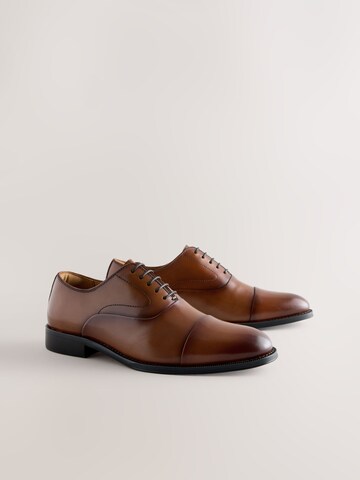 Next Δετό παπούτσι σε καφέ