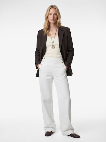 Koton Wide leg Jeans in White: front