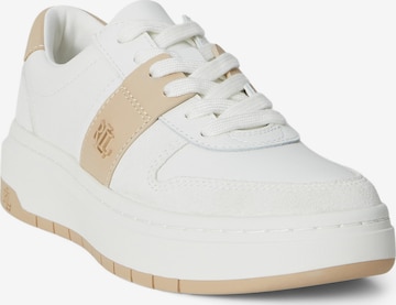 balts Lauren Ralph Lauren Zemie brīvā laika apavi 'HARLIE': no priekšpuses