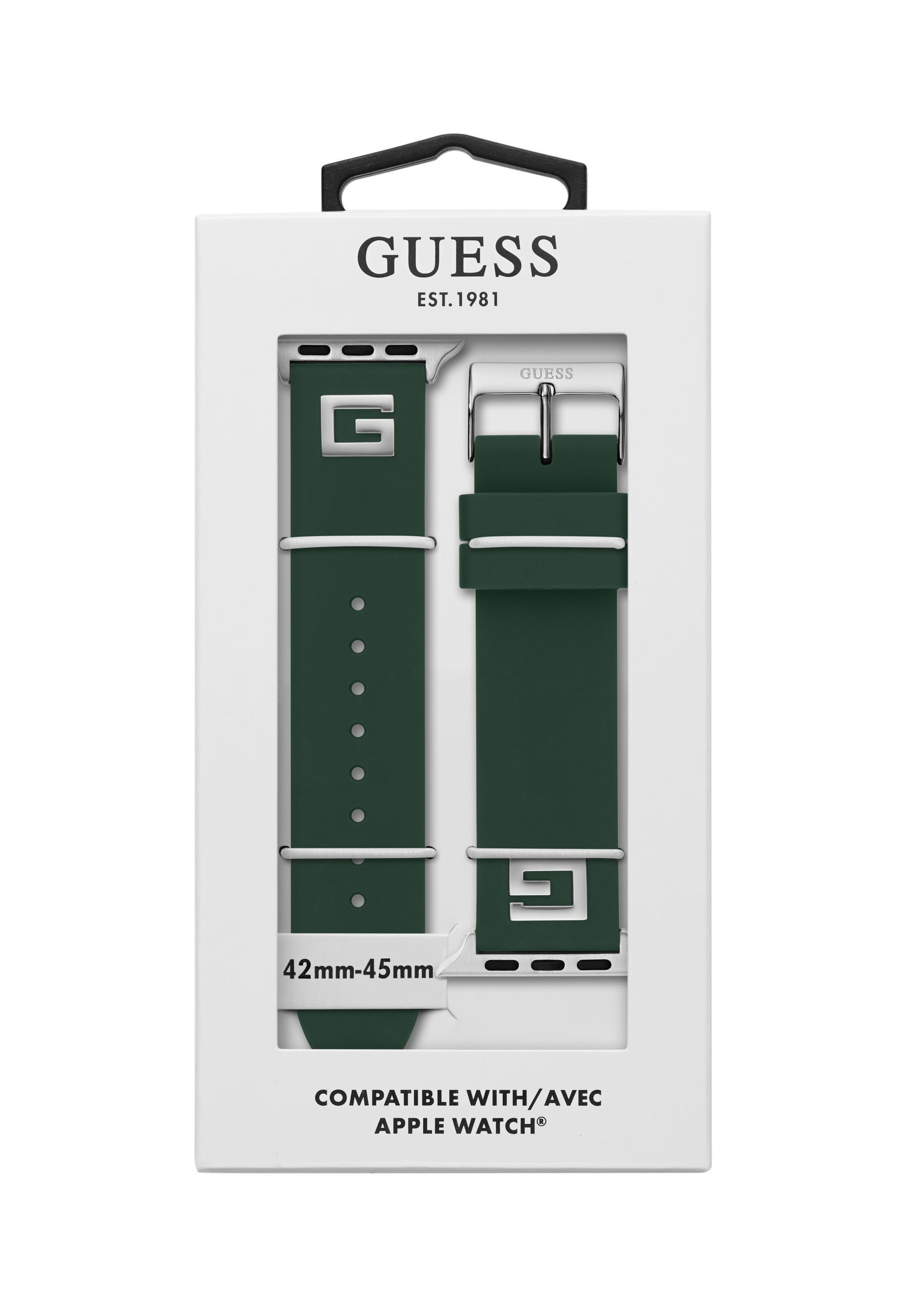 GUESS Armband 'APPLE BAND (42MM-44MM)' in Groen