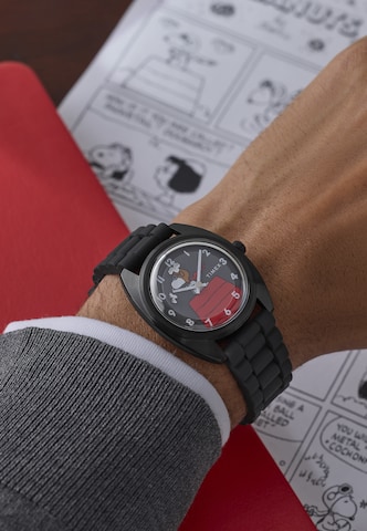 TIMEX Analogt ur i sort