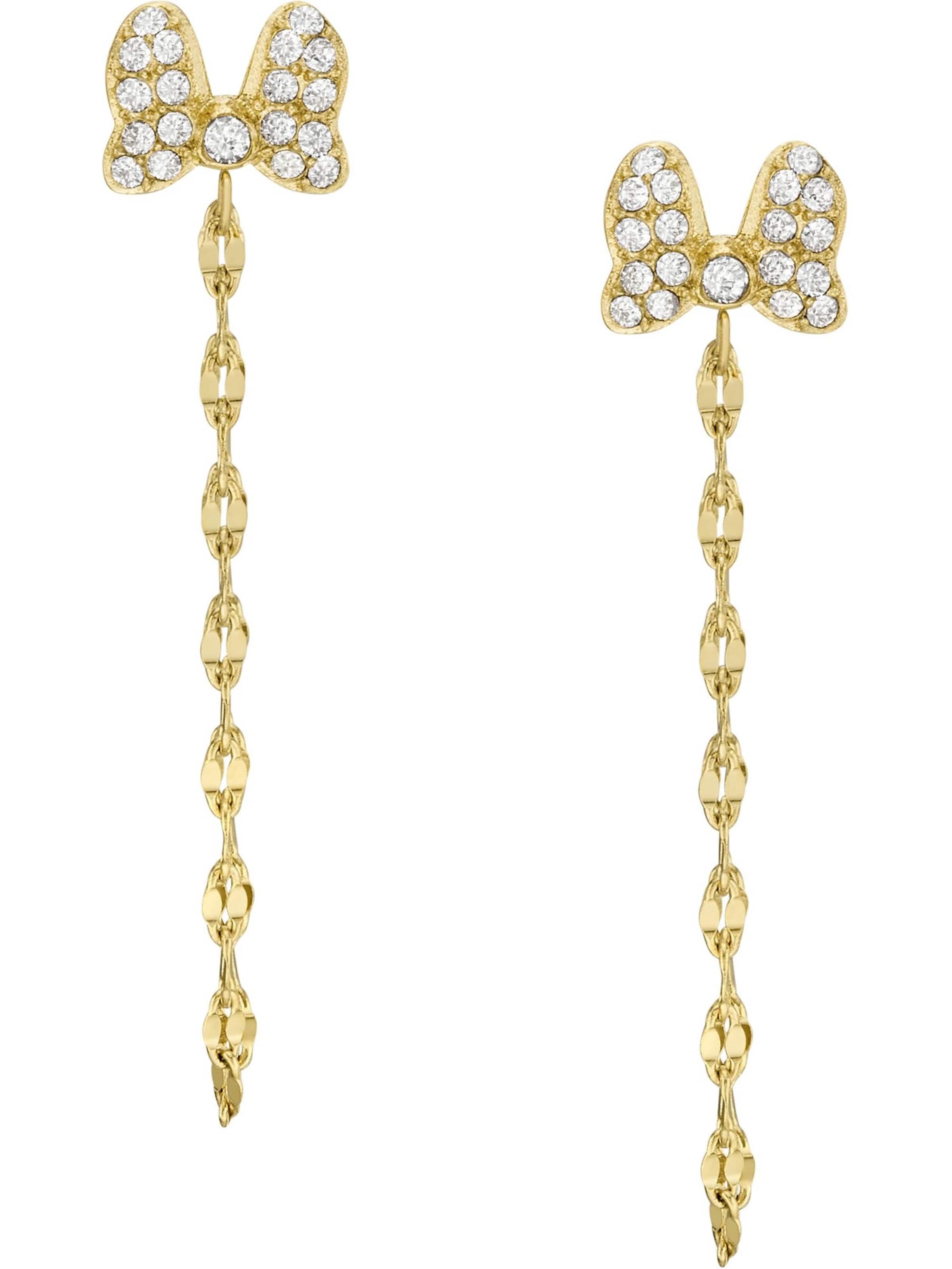 FOSSIL Ohrringe in Gold: Vorderseite