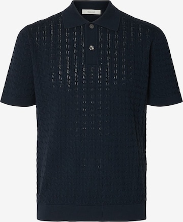 SELECTED Shirt 'SLHMATTIS' in Blau: Vorderseite