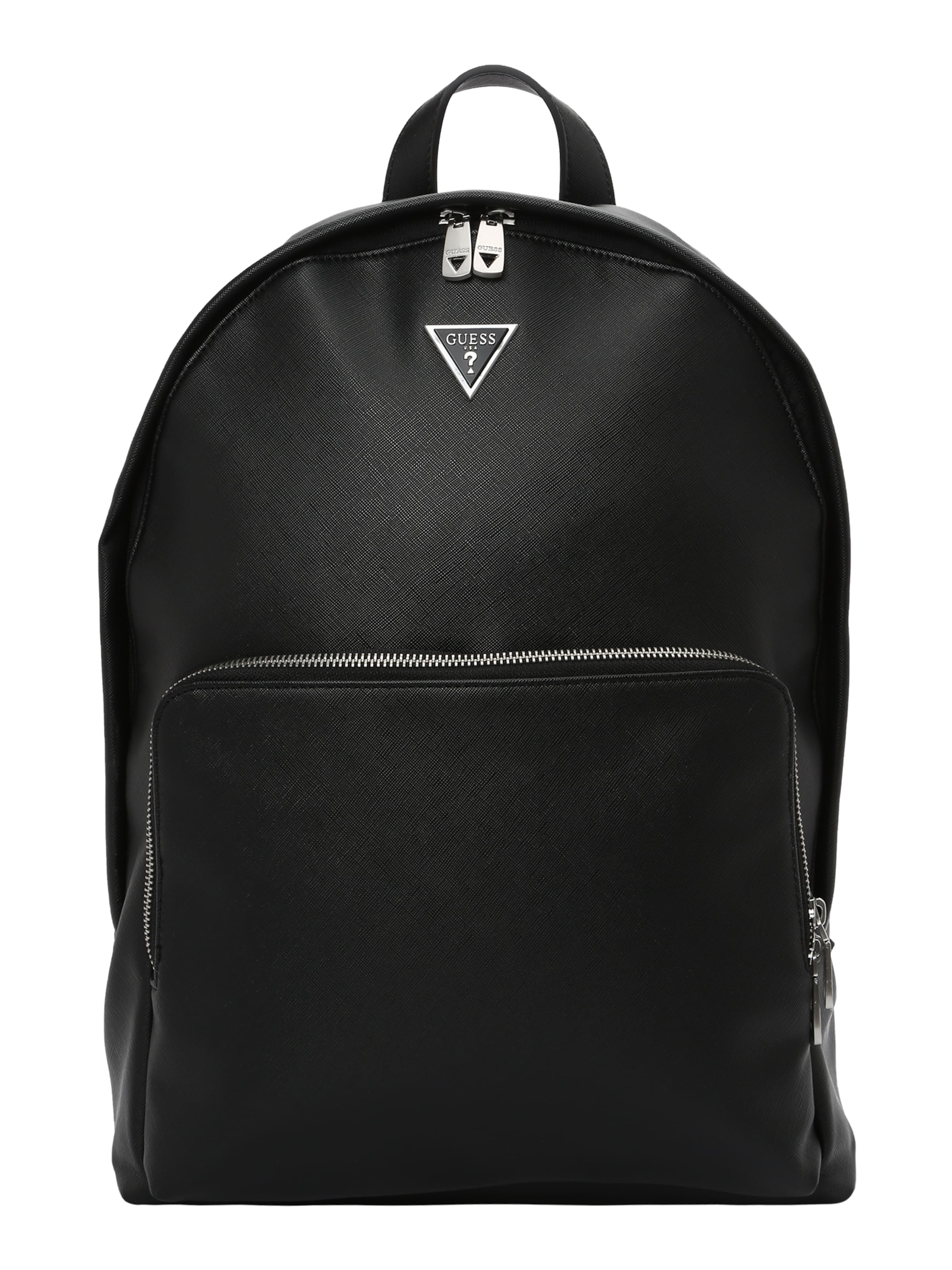 GUESS Backpack 'MILANO COMPACT BACKPACK' in Black: front