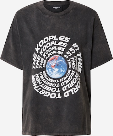 The Kooples T-Shirt in Schwarz: predná strana